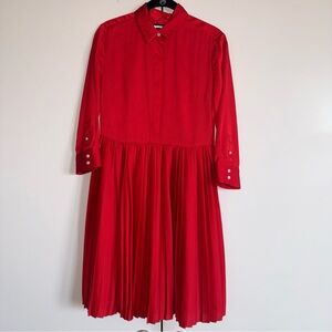 Banana Republic Red Midi Dress